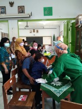 Vaksinasi Anak Usia 6-11 Tahun di Kelurahan Ngampilan Terus dikebut